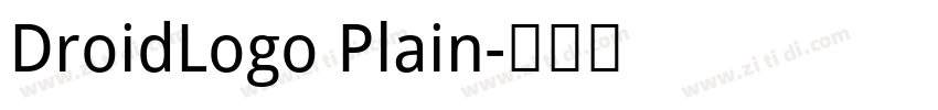 DroidLogo Plain字体转换